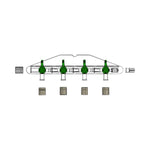 Codan Us Corp Codan High-Flow 4-Way Stopcocks W20214 - 50.0 Each - MDL-CDNW20214