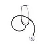 Cardinal Health Single-Head Basic Stethoscopes SES03ABK - 100.0 Each - MDL-BXTSES03ABKCS
