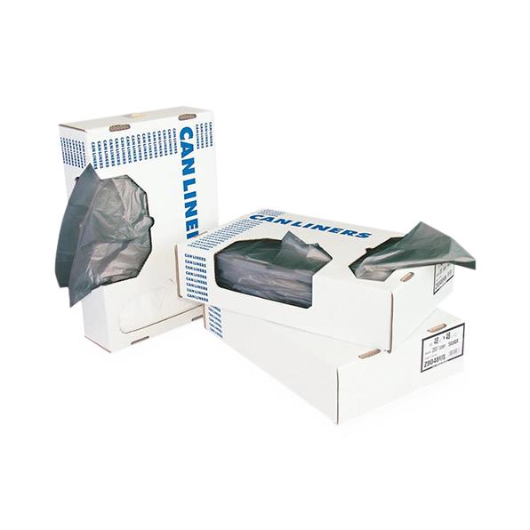 Heritage Bag Super-Heavy Gray and Clear Liners H8046SG R01 - 5.0 Roll
