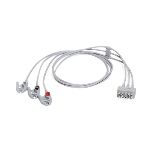 Ge Healthcare 3-Lead Grabber ECG Leadwires 2106390-001 - 1.0 Each