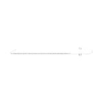 Brasseler Usa Medical Small Bone Sagittal / Oscillating Saw Blade, 25 mm L x 9 mm W x 0.38 mm Material Thickness, 0.43 mm Cut Thickness - KM3-111 - 1 Each