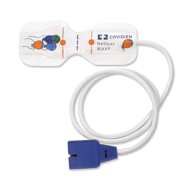Medtronic Nellcor Portable SpO2 Monitoring Systems MAXPBLEND Maxp / Maxpr Finger Oxygen Sensor, Pack Model, Neo / Adult - MDL-COVMAXPBLENDH - 1 Each