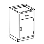 Blickman Health Ind Inc Blickman Single Base Cabinet 2012124000 - 1.0 Each