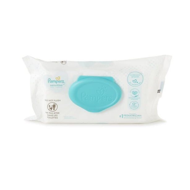 Procter & Gamble Pampers Sensitive Baby Wipes 10037000870767 - 8.0 Each
