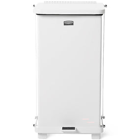 Rubbermaid Defenders Square Step Can by Rubbermaid FGST12EPLWH - 1.0 Each