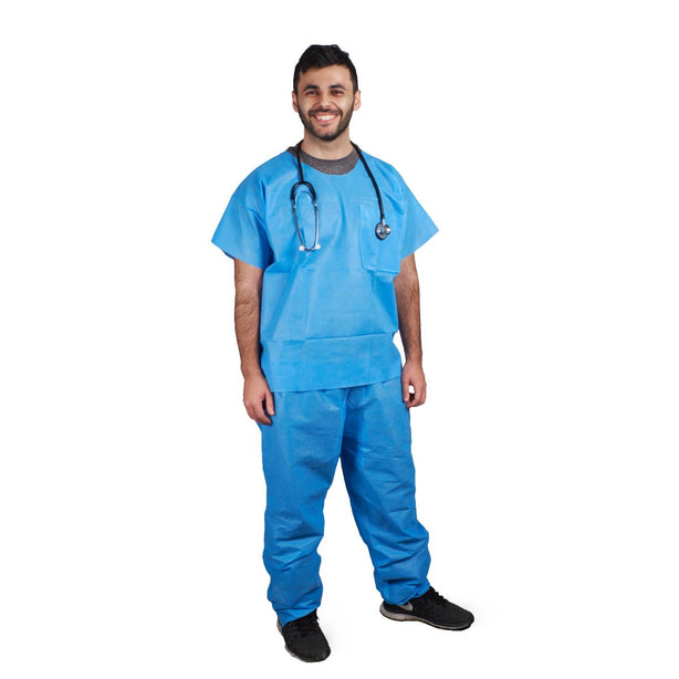 Asp Global Disposable Scrub Shirt, Size 2XL - PJT015S - 50 Each