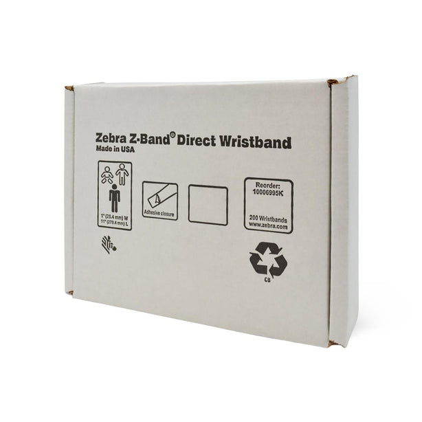 Zebra Technologies Corp Z-Band Direct Wristband Cartridge Kits 10011954K - 6.0 Roll