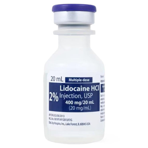 Henry Schein 00404-9895-20 Lidocaine Hydrochloride Injection, 2%, Multi-Dose Vial, 20 mL - MDL-0404-9895-20 - 1 Each