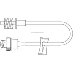 BD Q-Syte 385150 Rightbore #18 Extension Set with Spin Nut, 15 cm - MDL-B-D385150H - 1 Each