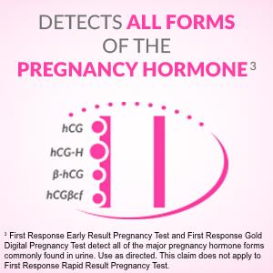 Church Dwight Early Result Pregnancy Test, First, Response, Triple, Test, 3 Ct - 22600-02020 - 12 Each