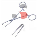 Symmetry Surgical Classic Allis Tissue Forceps, Delicate, 5" - 30-4466 - 1 Each