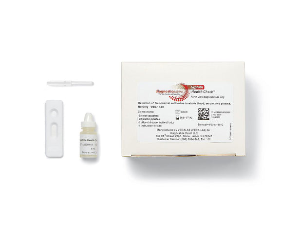 Diagnostics Direct, LLC Diagnostics Direct Syphilis Health Check Test Kit VSC-11-01 - 20.0 Each