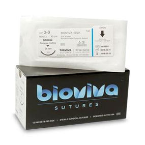 3D Dental Bioviva Silk Sutures SBB684 - 12.0 Each