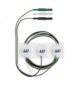 Med-Dyne Prewired Cloth Hydrogel Electrodes G24AS 300.0 Each-MDL-DDYG24AS