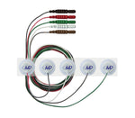 Prewired Radiolucent Hydrogel Electrodes - R24CS - 500 Each - MDL-DDYR24CS