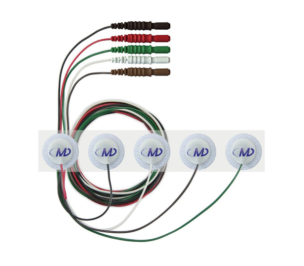 Prewired Radiolucent Hydrogel Electrodes - R24CS - 500 Each - MDL-DDYR24CS