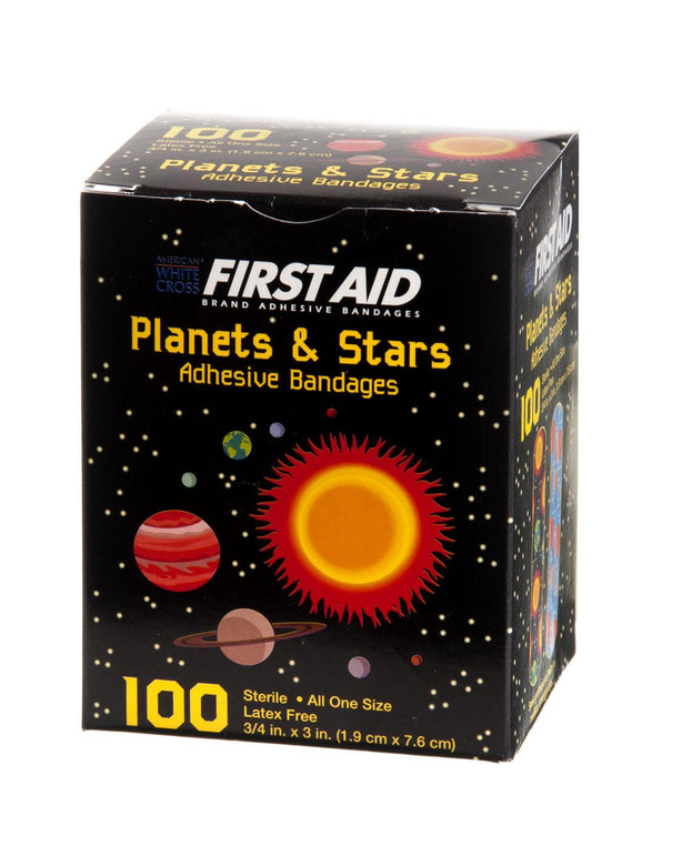 Integra Lifesciences Planets and Stars Adhesive Bandage, Planets/Stars, 3/4" x 3" - 15650 - 1200 Each