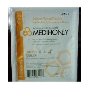 INTEGRA LIFESCIENCES CORP MediHoney Calcium Alginate Dressing 31045 50 Each - MDL-DER31045
