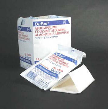 INTEGRA LIFESCIENCES DuPad Abdominal Pad, Nonsterile, 8" x 10" - 97110 - 432 Each