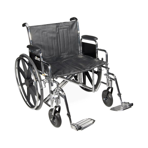 Drive Devilbiss Healthcare, Inc. Bariatric Sentra EC Heavy-Duty Wheelchair STD20ECDDAHD-SF 1.0 Each-MDL-DHIECDDAHDSF