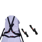 Dick Medical Supply Nylon Cross Harness Restraint System 11170XBKSET 1.0 Each-MDL-DII11170XBKST