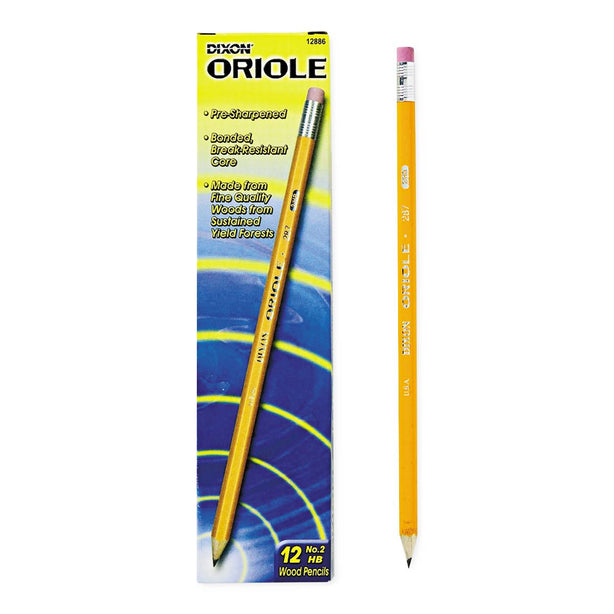 Dixon Ticonderoga Co Oriole Woodcase Pencil 12886 12.0 Each-MDL-DIX12886