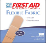DUKAL CORPORATION American White Cross Fabric Adhesive Strips 1580033 1200 Each - MDL-DKL1580033
