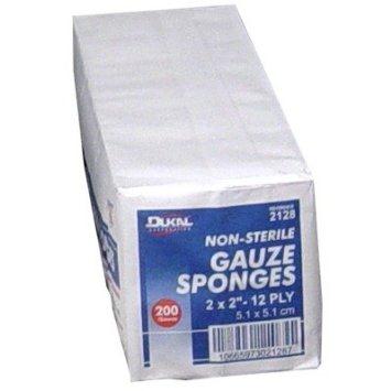DUKAL CORPORATION 100%-Woven Cotton Gauze Sponge 2128 8000 Each-MDL-DKL2128