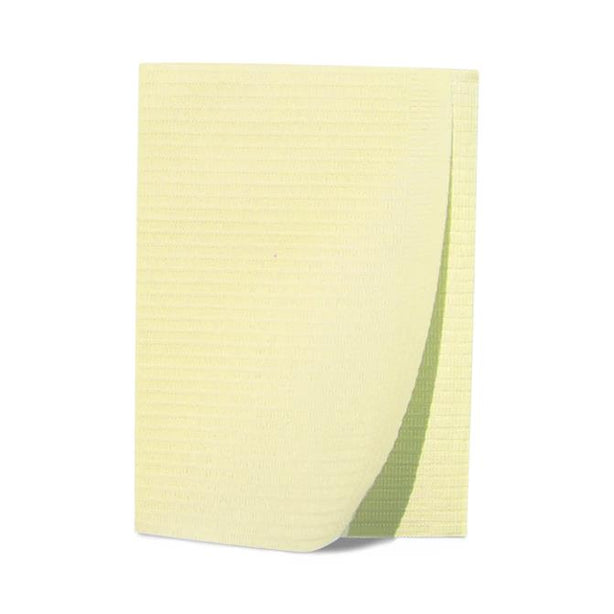 Dukal Patient Bibs, Yellow, 13" x 18" - 27402 - 500 Each