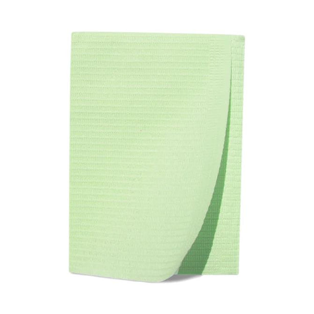 Dukal Patient Bibs, Green, 13" x 18" - 27404 - 500 Each