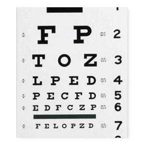 Tech-Med Services Plastic Kindergarten Eye Charts 3052 1.0 Each-MDL-DKL3052