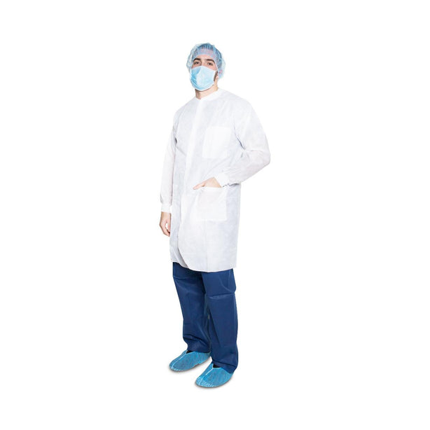 Dukal Corporation Antistatic Lab Coats without Pockets 343P - 50.0 Each