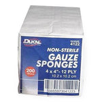 DUKAL CORPORATION 100%-Woven Cotton Gauze Sponge 4122 200 Each-MDL-DKL4122Z