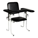 Tech-Med Services Upholstered Blood Draw Chairs 4382F-BLK - 1.0 Each - MDL-DKL4382FBLK