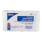 Dukal Nonsterile Conforming Stretch Gauze, 2" x 4.1 yd. (5.1 cm x 3.7 m) - 602 - 12 Roll