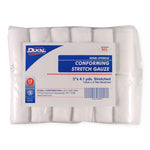 Dukal Nonsterile Conforming Stretch Gauze, 3" x 4.1 yd. (7.6 cm x 3.7 m) - 603 - 96 Roll