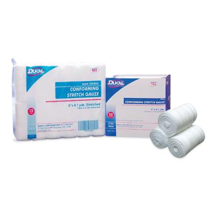 DUKAL CORPORATION Conforming Nonsterile Stretch Gauze 604 96 Roll - MDL-DKL604