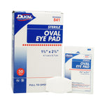 Dukal Soft Absorbent Sterile Eye Pads, 1-1/8" x 2-5/8" - 841 - 50 Each