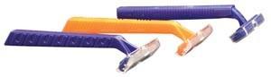 Dukal Dawn Mist DR03 Standard Disposable Razor with Clear Guard, Single Blade, Orange - MDL-DKLDR03 - 2000 Each