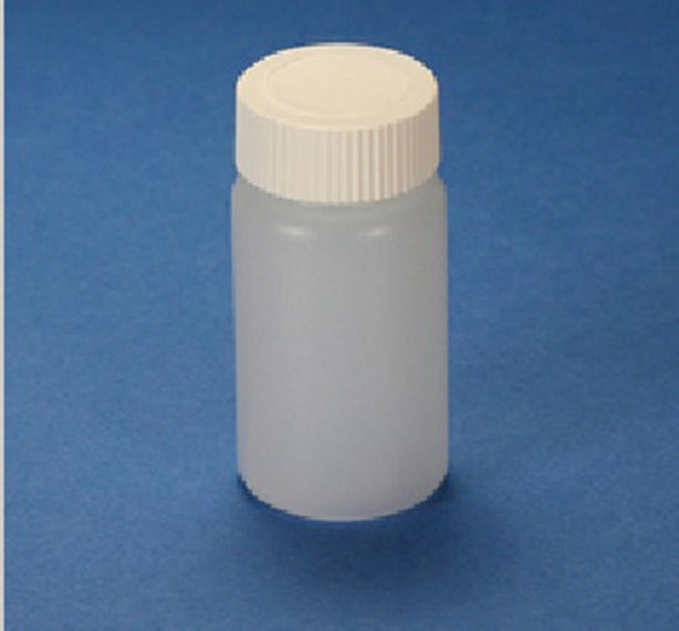 Globe Scientific Scintillation Vial with Attached White Screw Cap, HDPE, 20 mL - 101010 - 1000 Each
