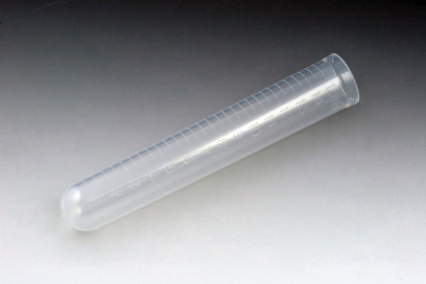 Globe Scientific Culture Polypropylene Test Tube, 17 mm x 100 mm (14 mL), 500 per Bag, 2 Bags / Case - 110186 - 1000 Each