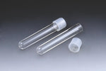 Globe Scientific Plastic Culture Test Tube with Attached Dual-Position Cap, Polypropylene, Sterile, 12 mm x 75 mm, 5 mL - 110438 - 500 Each