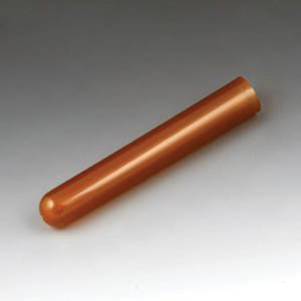 Globe Scientific Plastic Culture Test Tube, Polypropylene, Nonsterile, Amber, 12 mm x 75 mm, 5 mL - 110441AM - 2000 Each