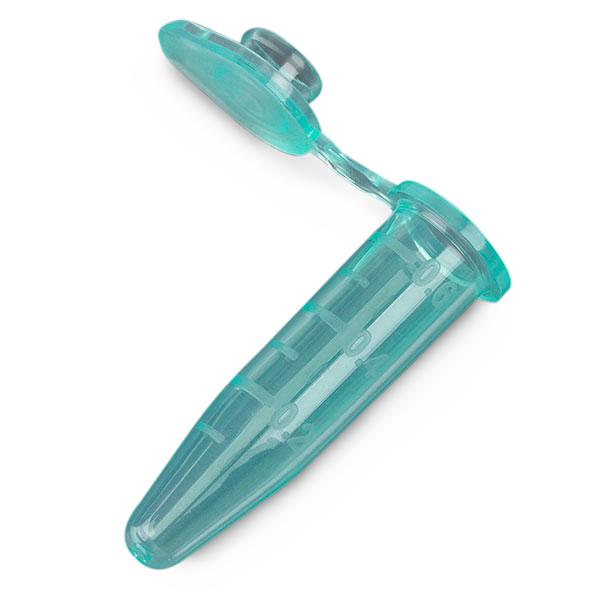 Globe Scientific 0.5 mL with Microcentrifuge Tube, 0.5mL, Polypropylene, Attached Snap Cap, Graduated, Green, Certified Rnase, Dnase and Pyrogen Free, 500/Stand Up Zip Lock Bag - 111554G - 500 Each