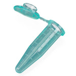 Globe Scientific 1.5 mL with Microcentrifuge Tube, 1.5mL, Polypropylene, Attached Snap Cap, Graduated, Green, Certified Rnase, Dnase and Pyrogen Free, 500/Stand Up Zip Lock Bag - 111564G - 500 Each
