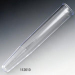 Globe Scientific 12 mL General-Purpose Centrifuge Tube, 16 x 100mm (12mL), Polystyrene, with Separate White Plug Cap - DLS112009