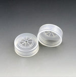 Globe Scientific Cross-Cut Top Cap, Snap, PE, with Pierceable Cross Cut, for Sample Cups 110021, 110610, 110621 & 110711 - 113133 - 1000 Each