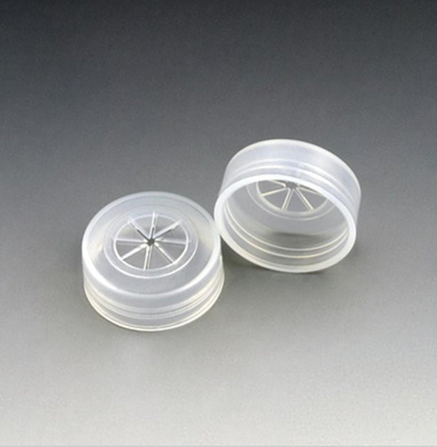 Globe Scientific Cross-Cut Top Cap, Snap, PE, with Pierceable Cross Cut, for Sample Cups 110021, 110610, 110621 & 110711 - 113133 - 1000 Each