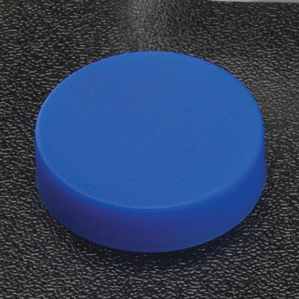 Globe Scientific Test Polyethylene Snap Cap with Sanitary Grip for Flared Top Urine Tube, Blue, 500 per Bag, 3 Bags / Unit - DLS113136