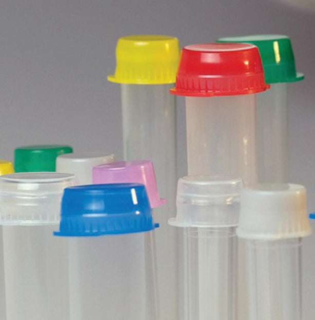 Globe Scientific Inc 13mm Snap Cap with Two Thumb Tabs 113140B - 1000.0 Each